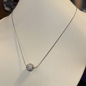 ❤️(2for20)SALE❤️ Park Lane Sterling Silver Swarovski Crystals Necklace